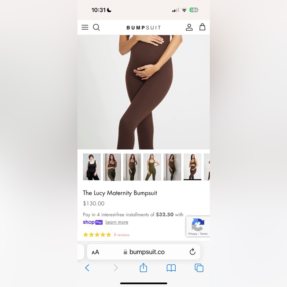 The Lucy Maternity Bumpsuit